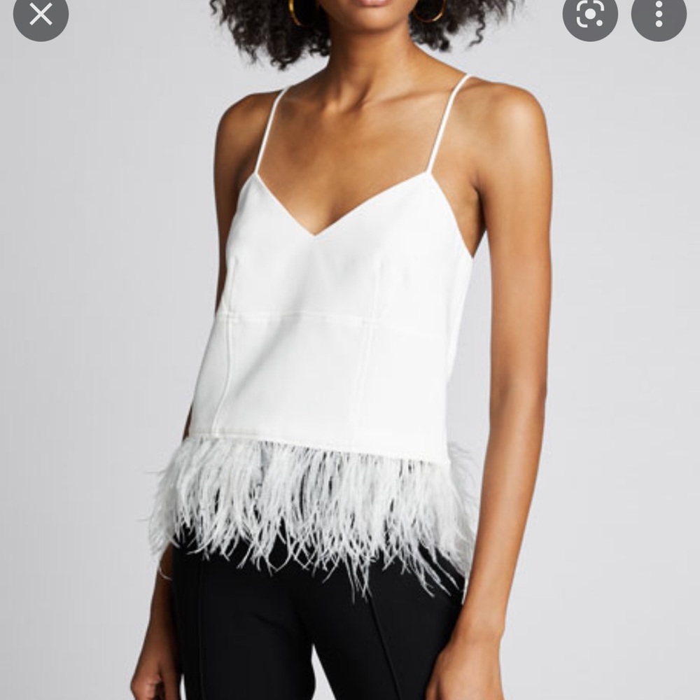 Cinq a Sept Narcissa Feather Top